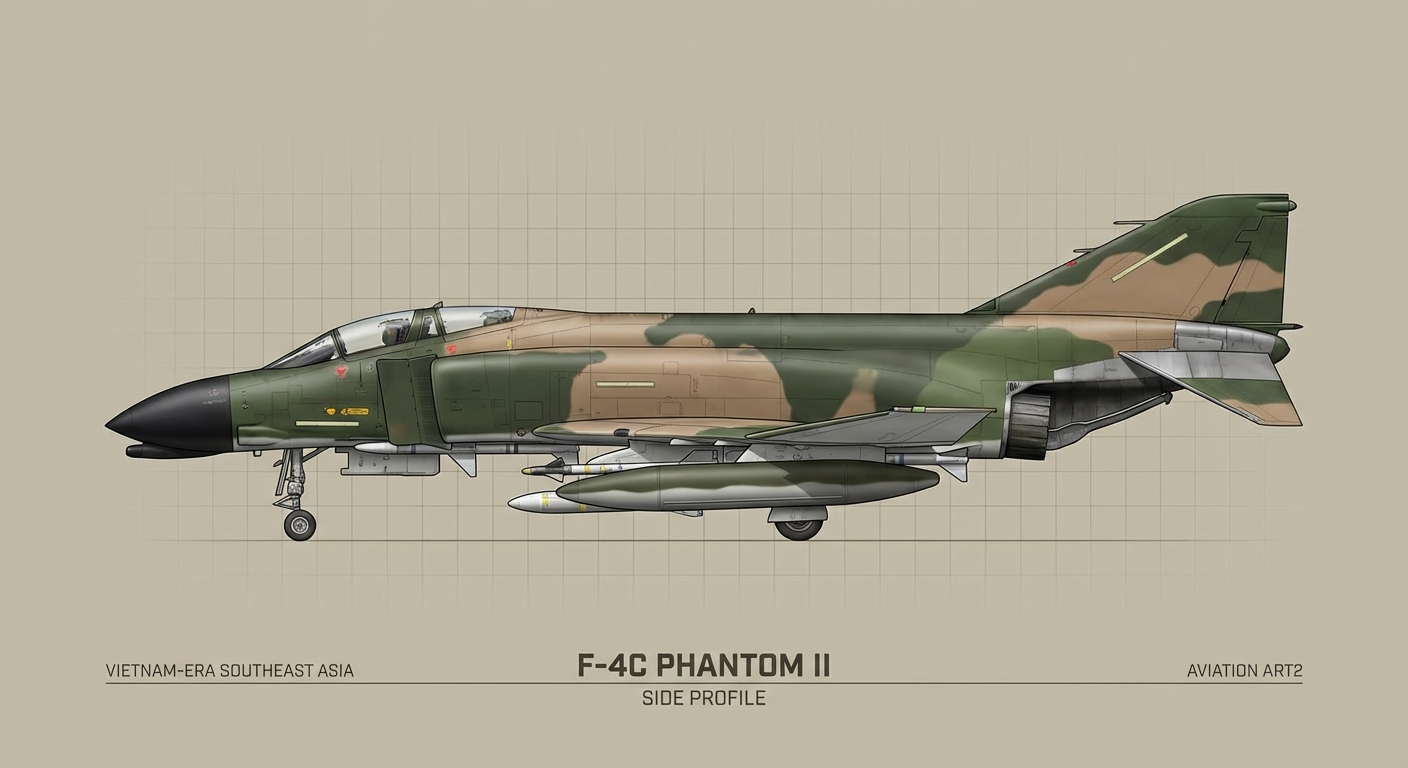 F-4 Phantom II profile view