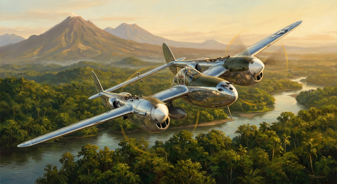 AI recreation of Marge in flight