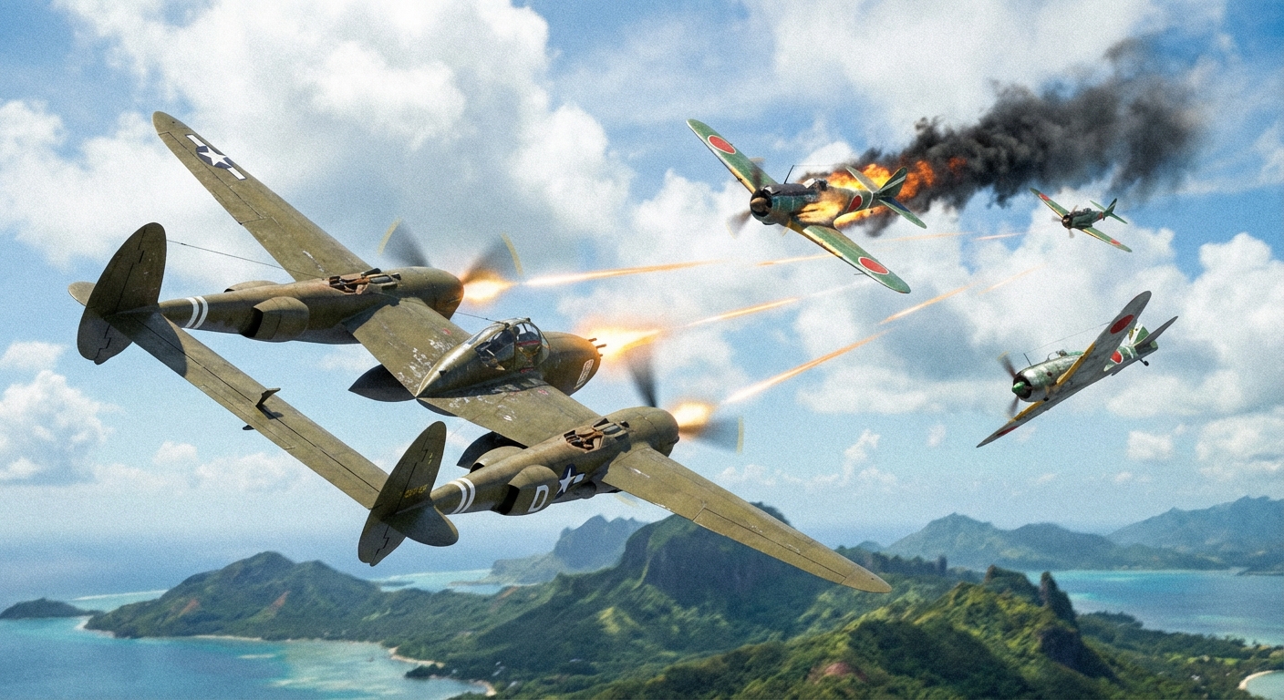 AI recreation of Marge in combat