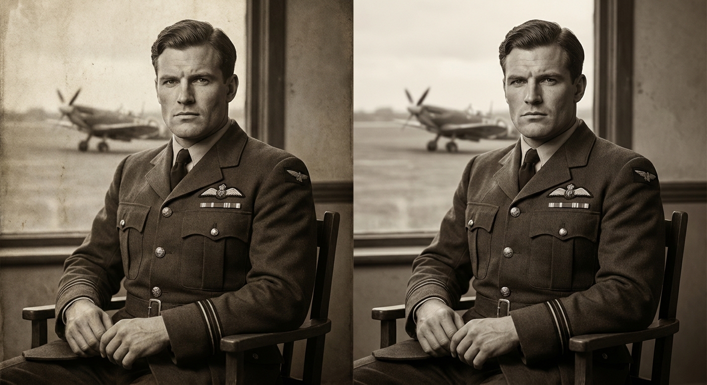 Wing Commander Douglas Bader portrait