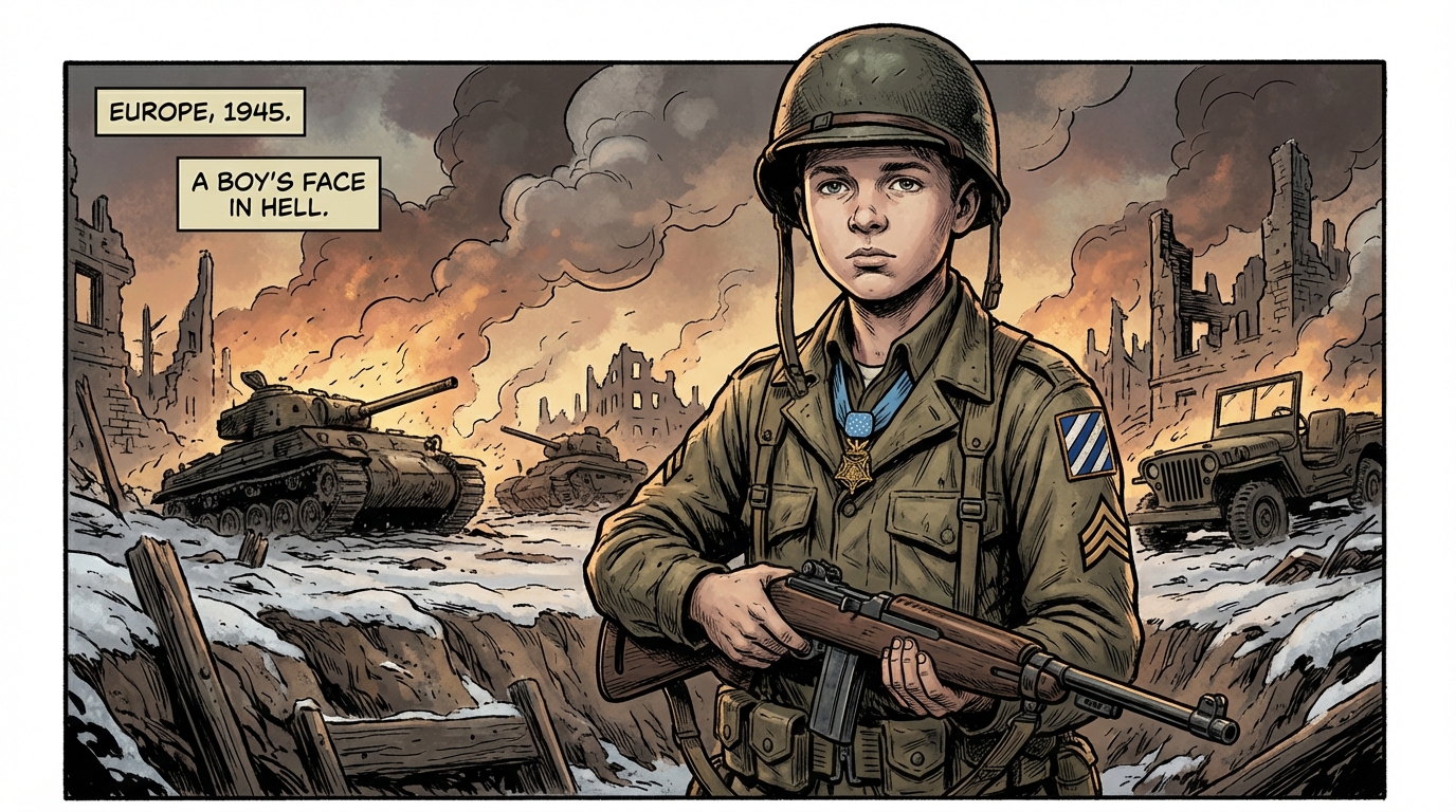 Audie Murphy profile artwork