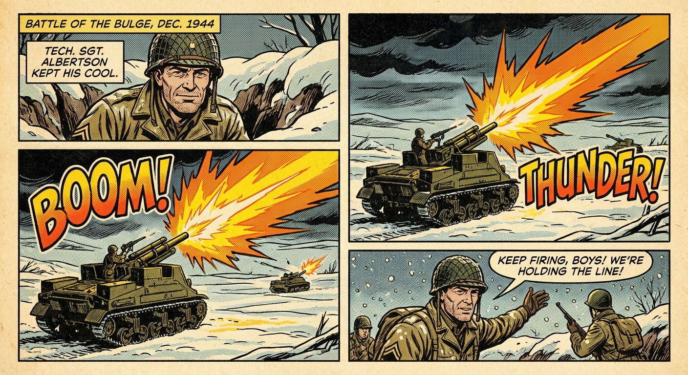 M7 Priest howitzers fire