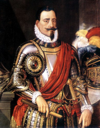 Portrait of Pedro de Alvarado (public domain, via Wikimedia Commons)