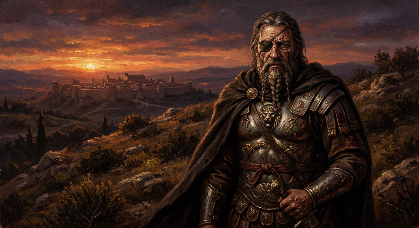 The Alps in winter — the route of Hannibal's march