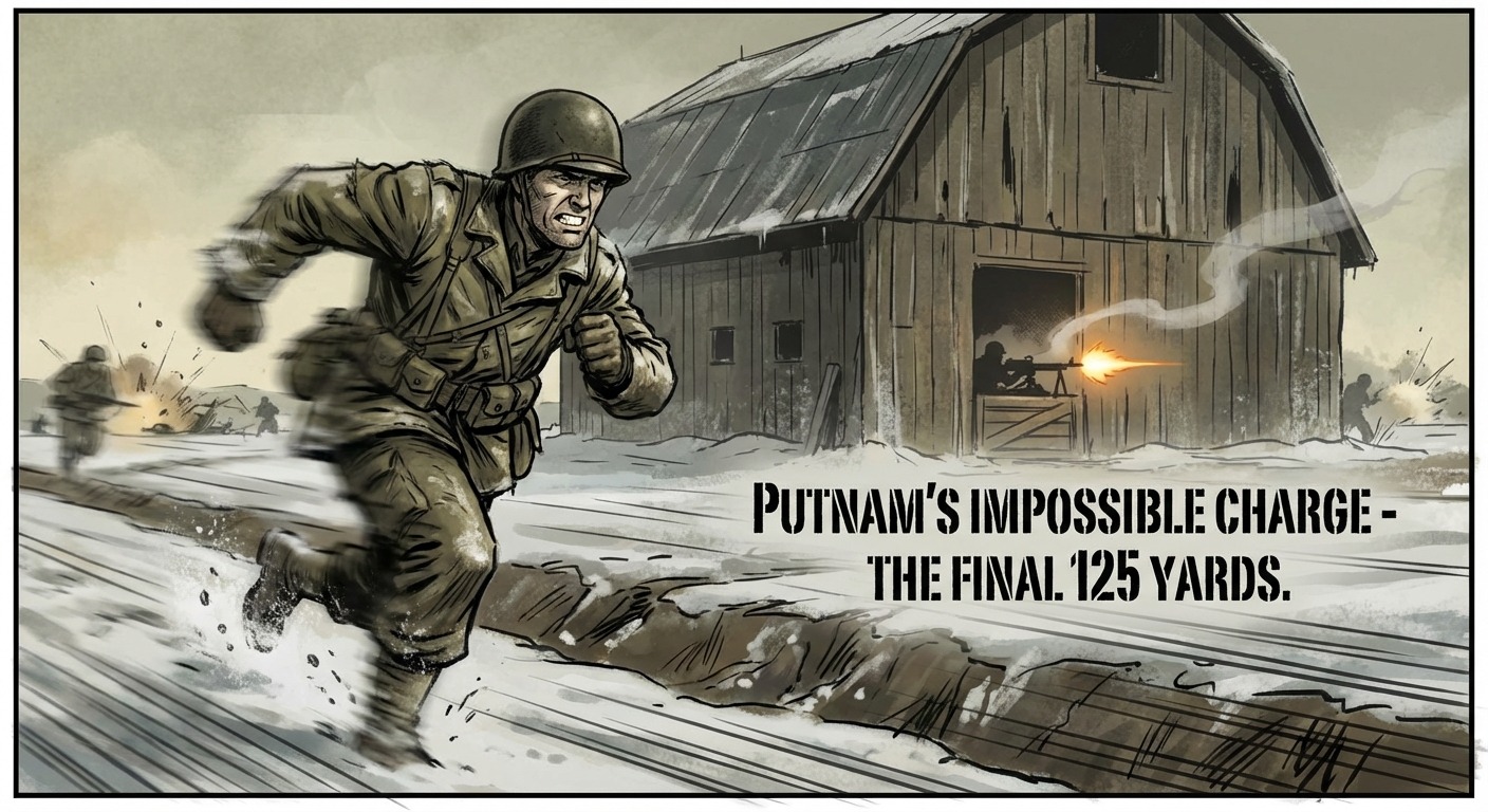 Putnam springs back to life and completes his sprint to the barn