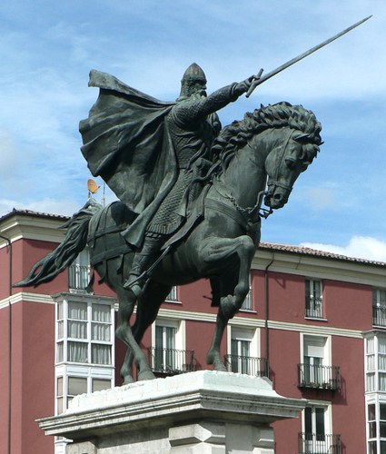 Portrait of Rodrigo Díaz de Vivar (public domain, via Wikimedia Commons)