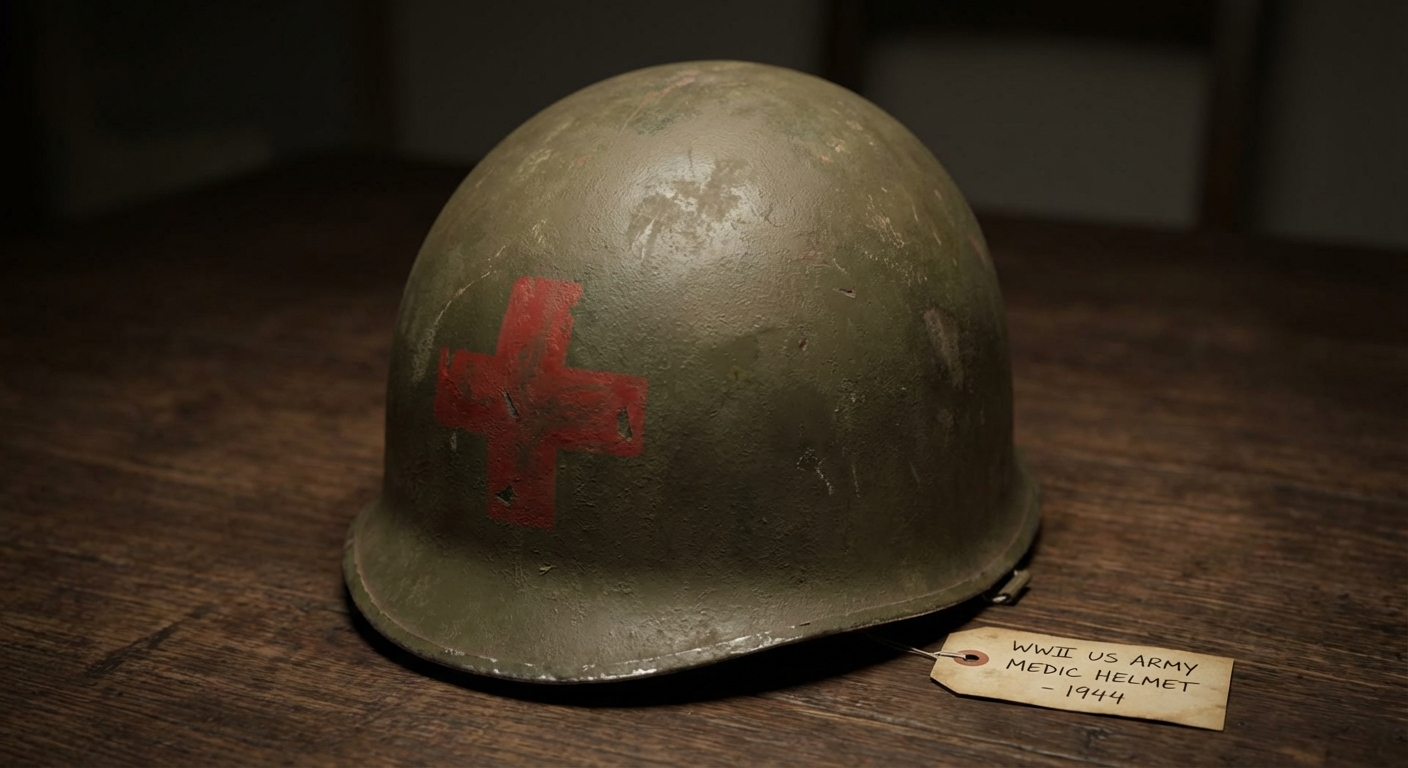 M1 Helmet with Medic Cross