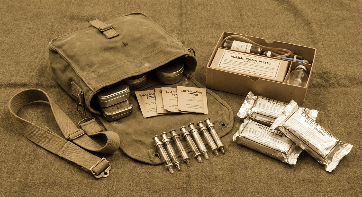 WWII Combat Medic First Aid Kit