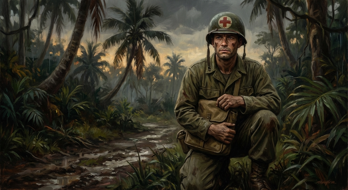 Desmond Doss, combat medic, 77th Infantry Division