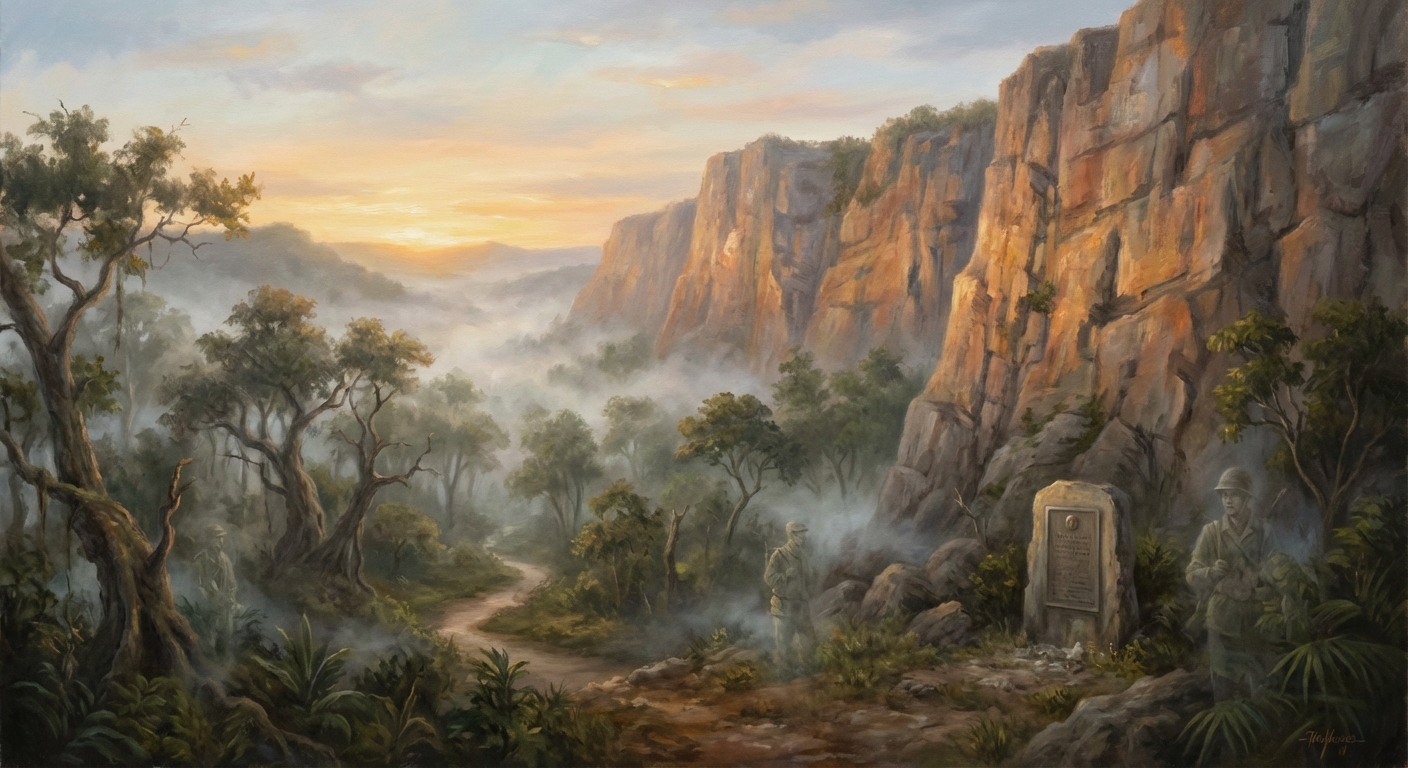 Hacksaw Ridge — the Maeda Escarpment today