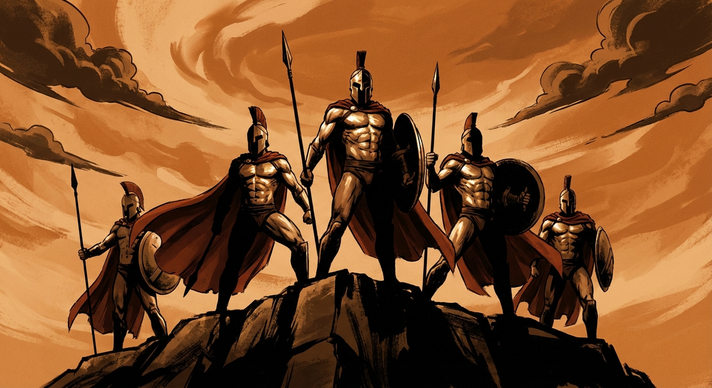 Movie-style Spartans