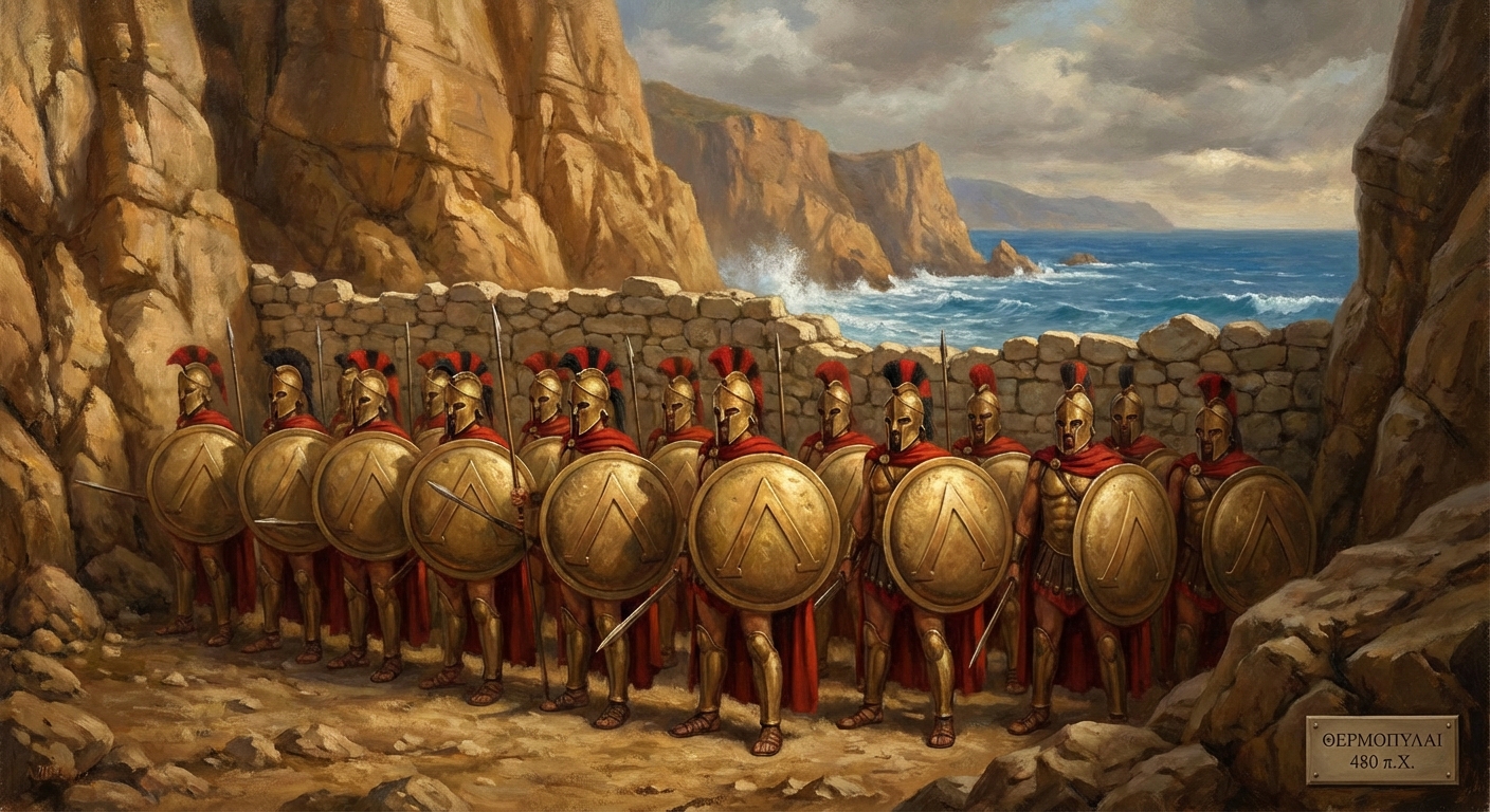 Leonidas and the 300 at the Hot Gates