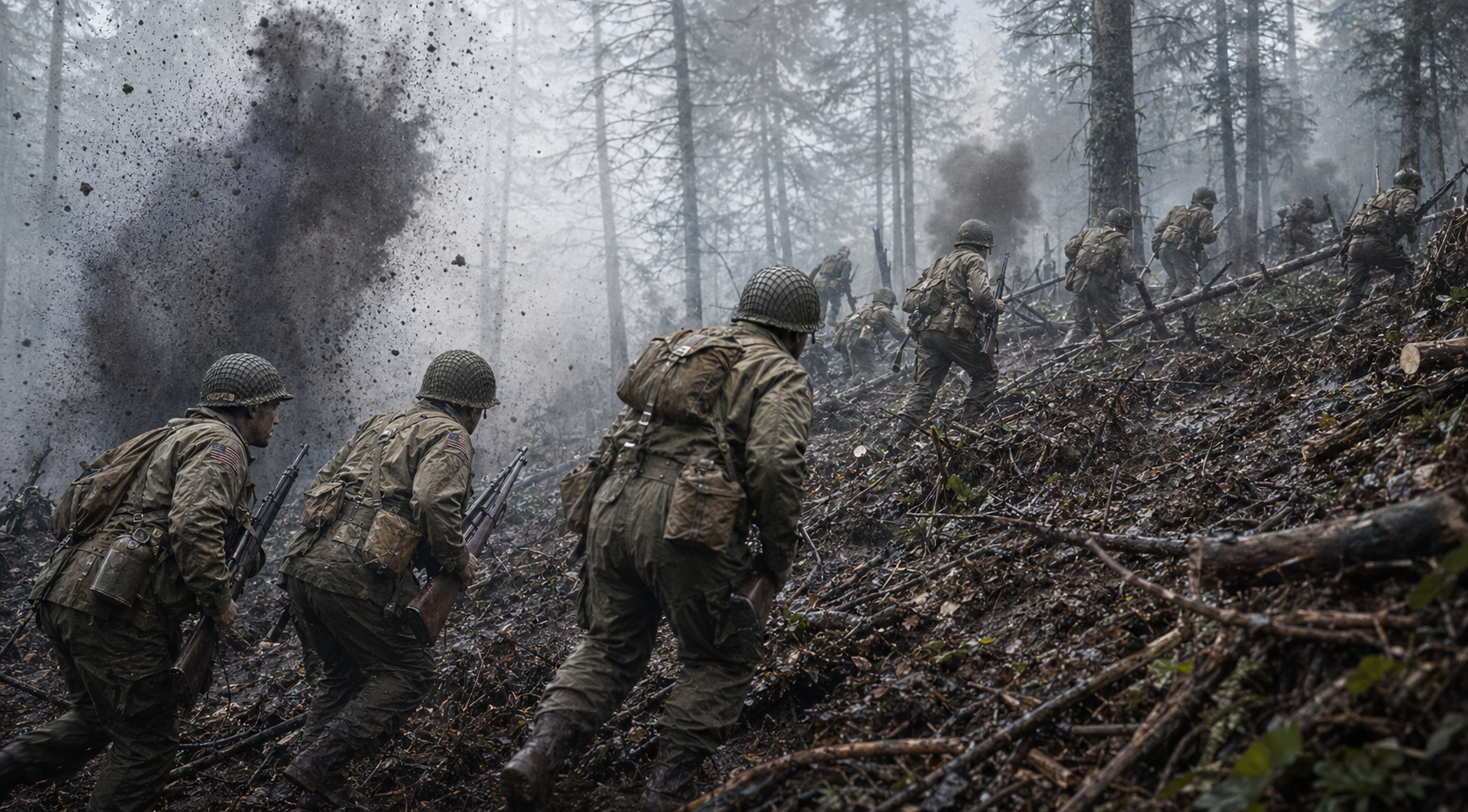The Lost Battalion rescue in the Vosges