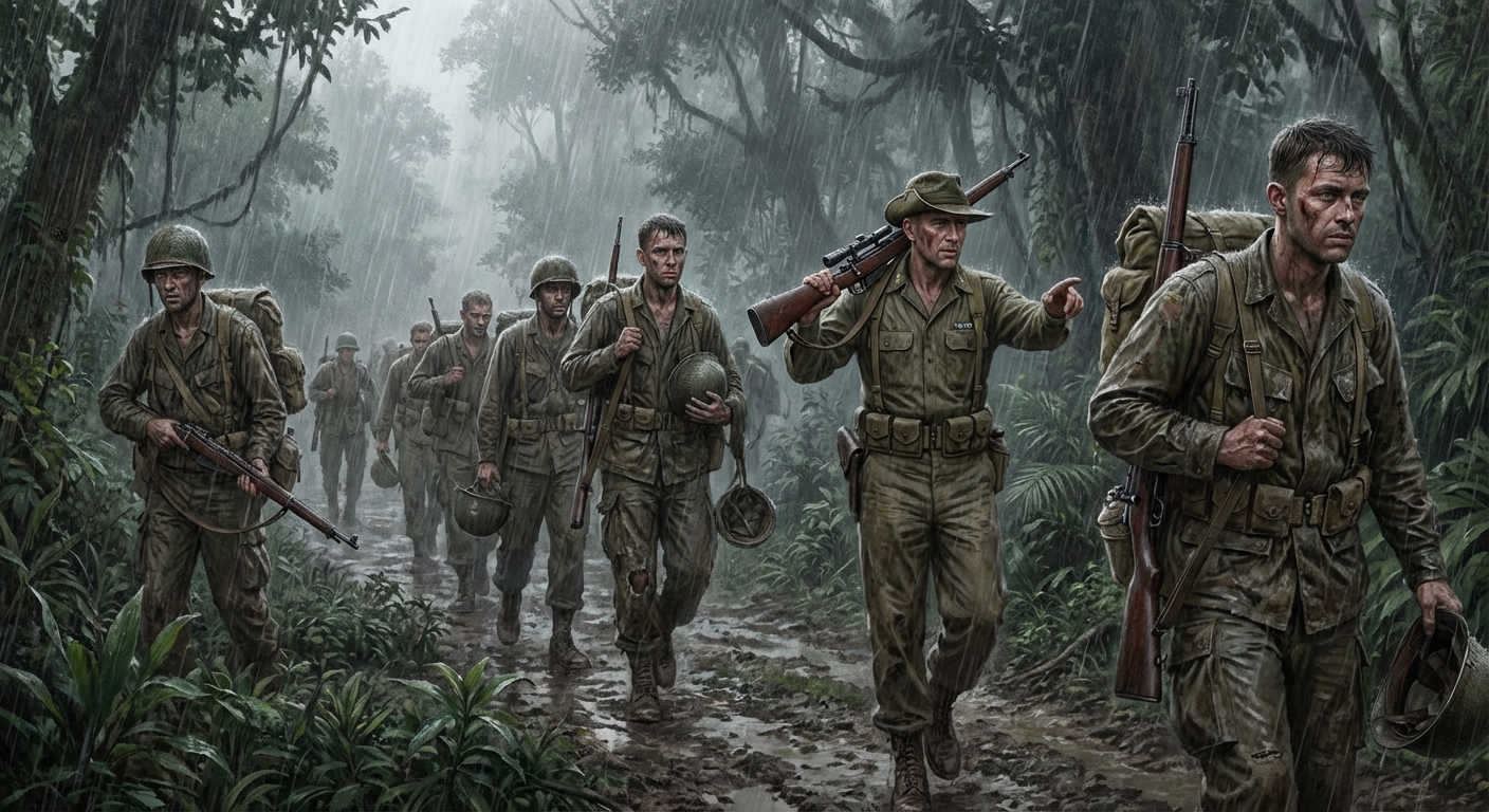 George with Merrill's Marauders in the Burma jungle