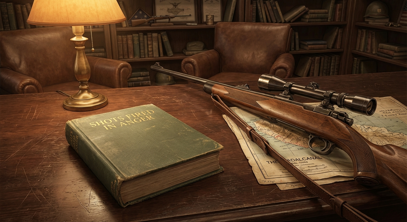 The book Shots Fired in Anger