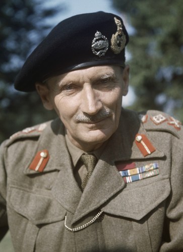 Portrait of Bernard Law Montgomery (public domain, via Wikimedia Commons)