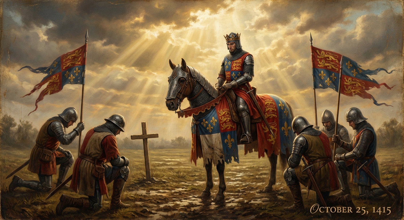 Henry V after the victory at Agincourt