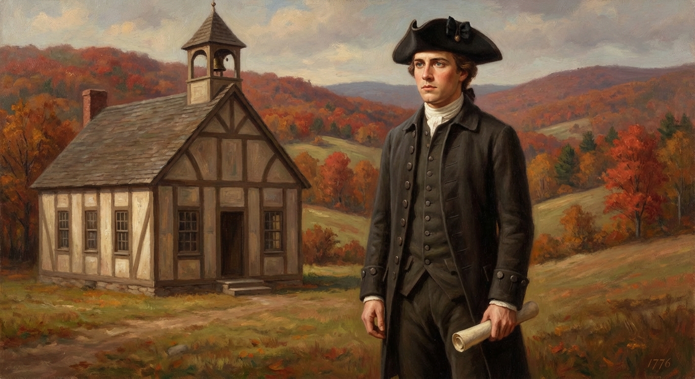 Young Nathan Hale at Yale