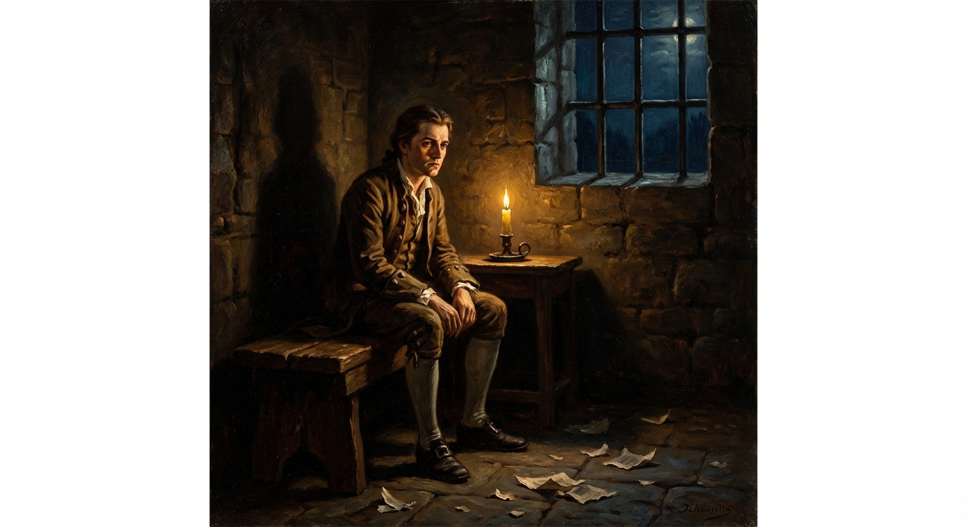 Hale imprisoned the night before his execution