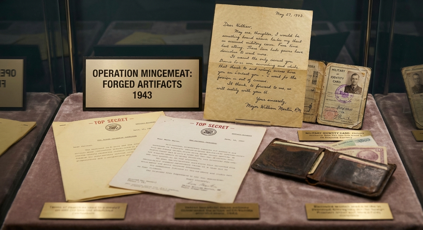 Forged letters and official papers