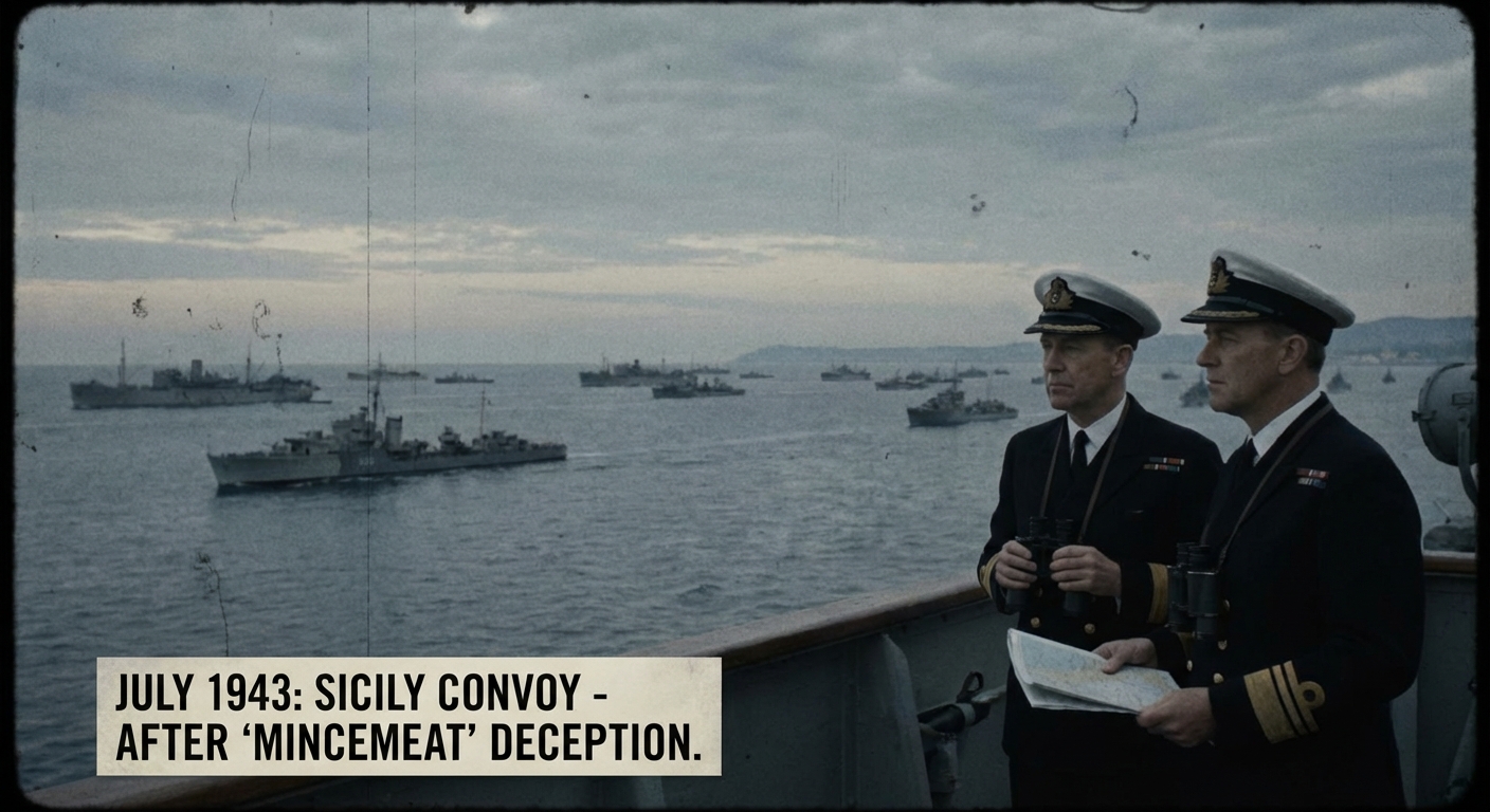 Allied landing planning in the Mediterranean