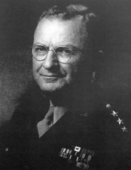 Portrait of James Earl Rudder (public domain, via Wikimedia Commons)