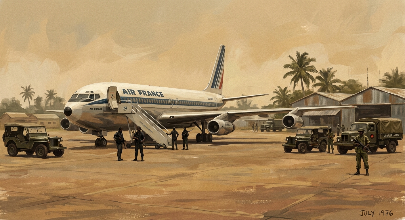 Entebbe airport aerial view