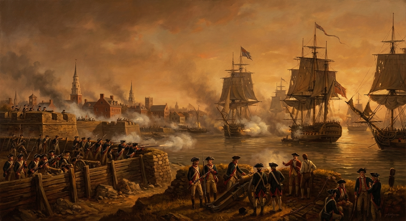 The fall of Charleston, 1780