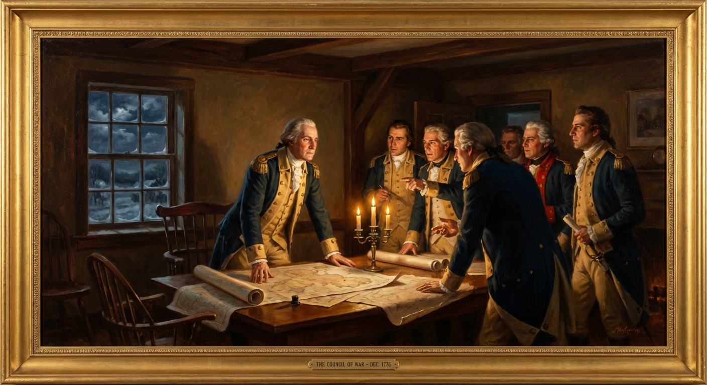 Washington planning the crossing