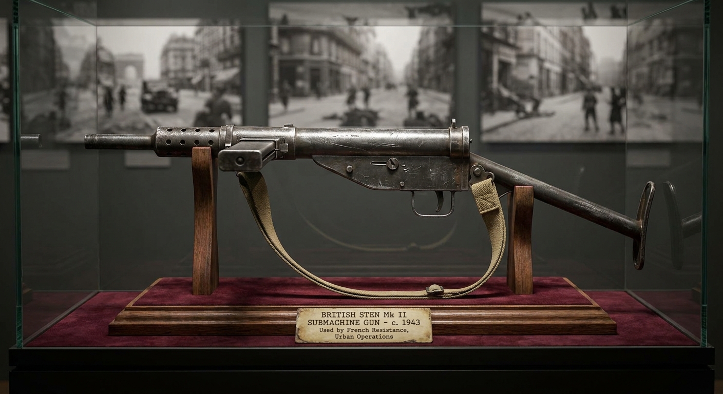 Sten submachine gun
