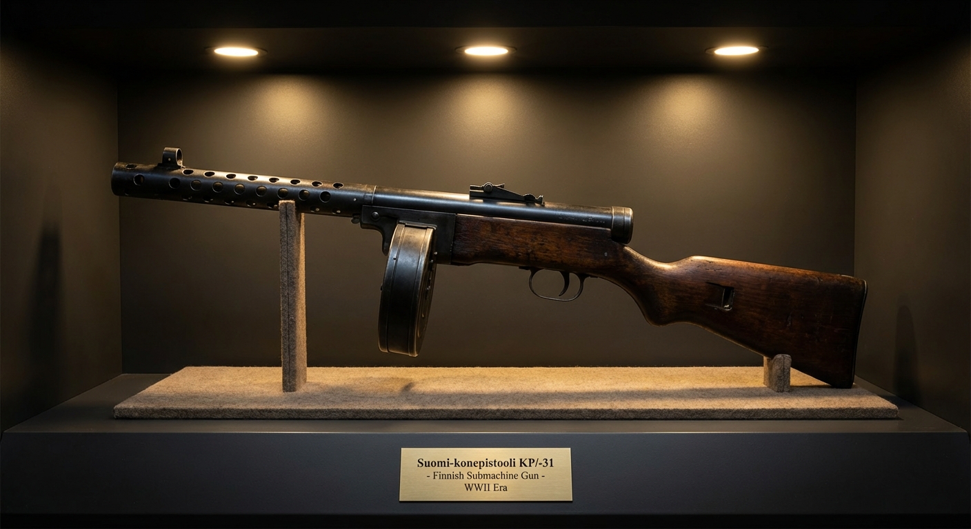 Suomi KP/-31 Submachine Gun