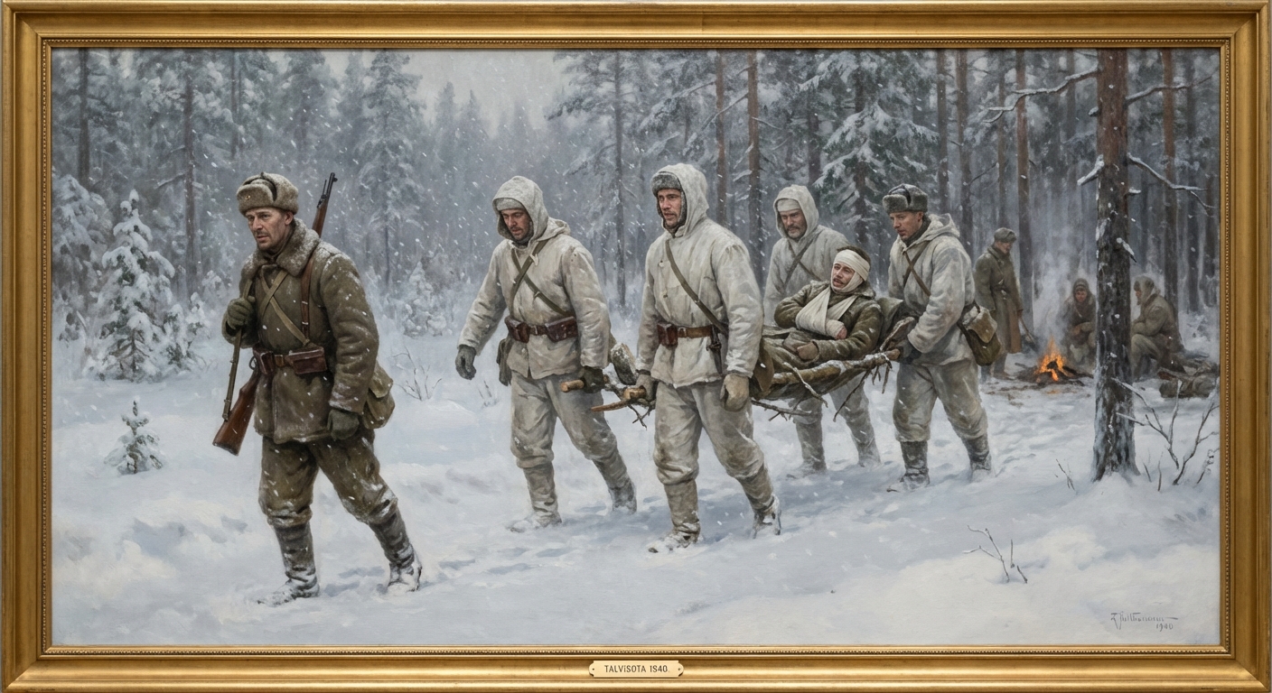 Häyhä's devastating facial wound and recovery