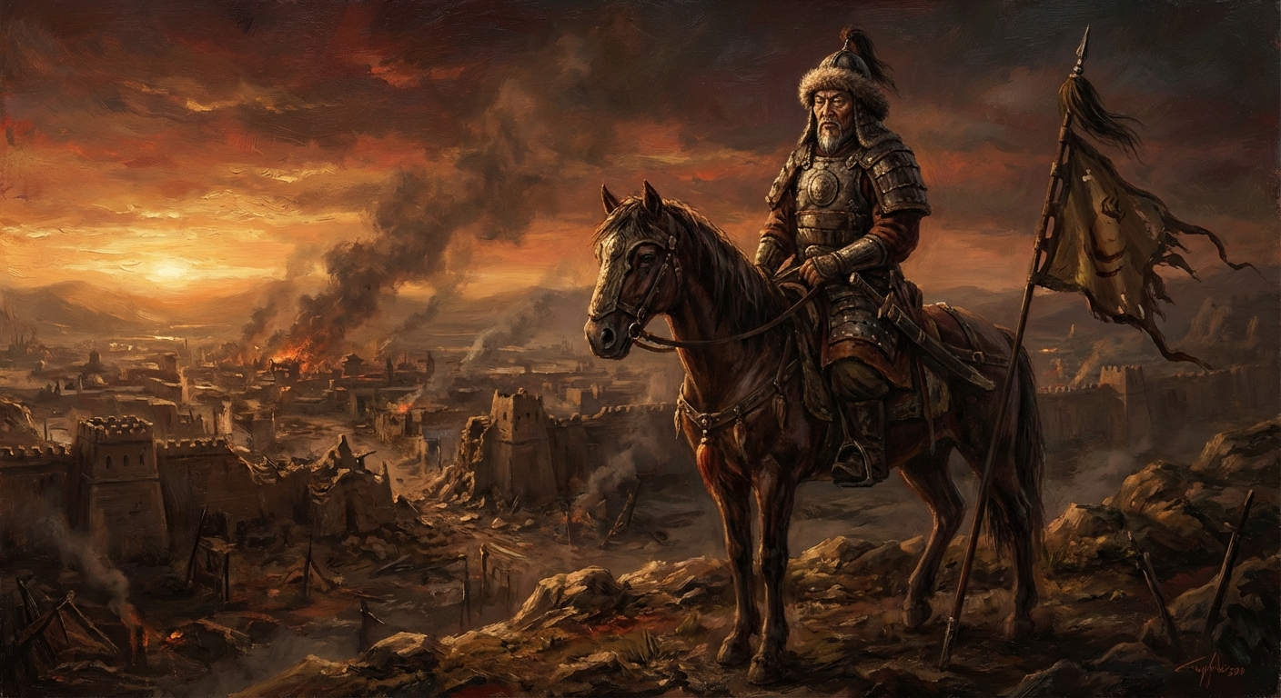 The ruins of Central Asian cities