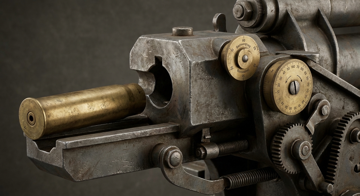 Detail on 88mm carriage and controls