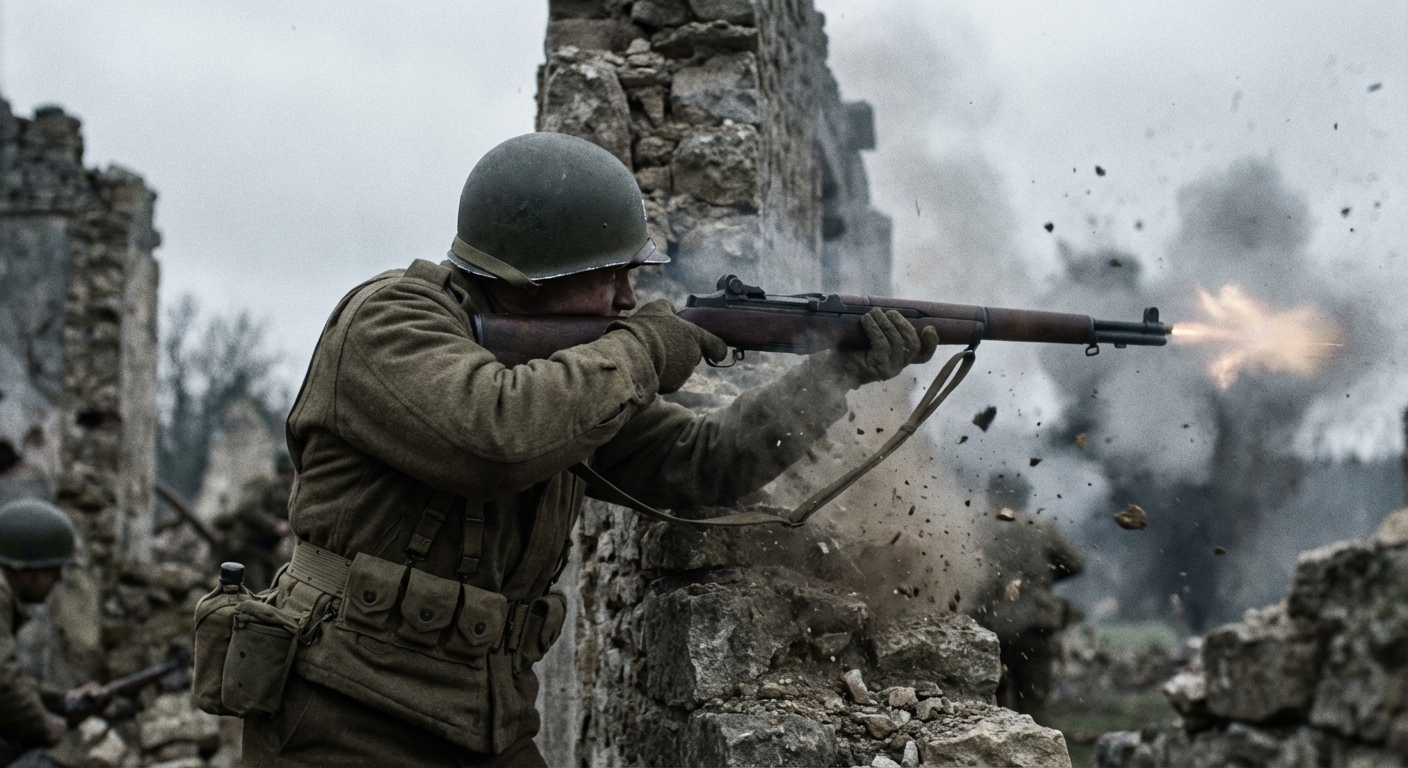 M1 Garand close profile