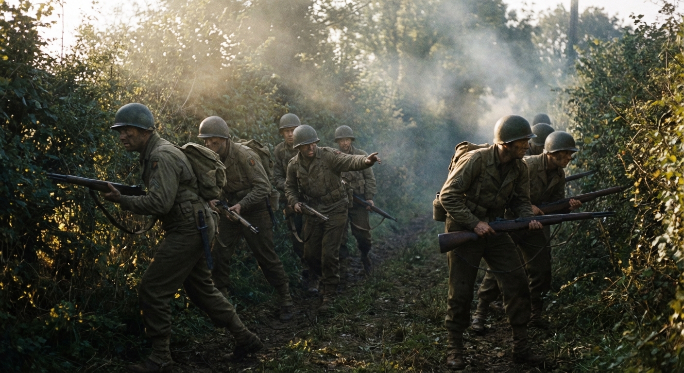 American infantry with M1 Garands