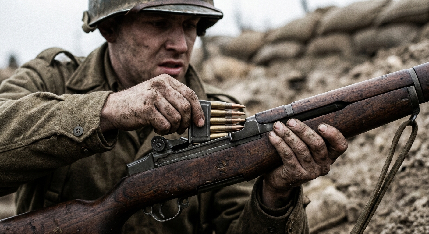 M1 Garand in field conditions